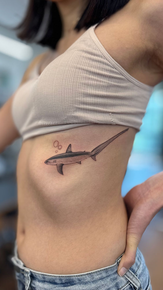 Shark tattoo